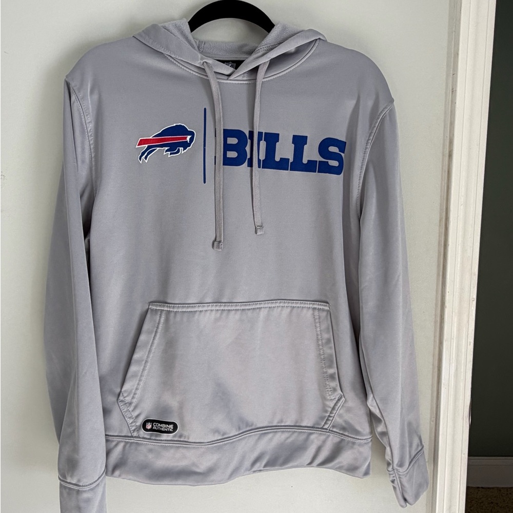 New Era Gray Buffalo Bills Hoodie